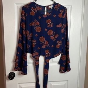Blouse-top Long sleeves
